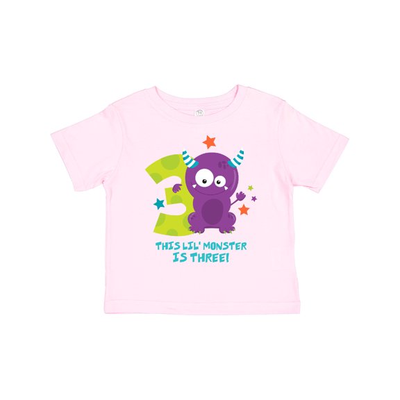 Inktastic Monster 3rd Birthday Boys or Girls Toddler T-Shirt