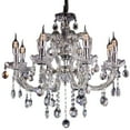 thumbnail image 2 of ORE International 22" Metal "Fleur" Chandelier with Crystal Accents in Clear, 2 of 3