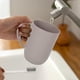 thumbnail image 1 of Vaso para Enjuague Bucal Gris de 400ml con Asa - Vaso para Enjuague Bucal de Hotel Vaso para Cepillado Dental de Fibra de Madera, 1 of 6