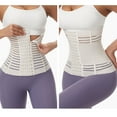 thumbnail image 5 of REORIAFEE Womens Shapewear High Waist Corset Shapewear Butt Lifter Bodysuit High Waist Workout Girdle White L, 5 of 8