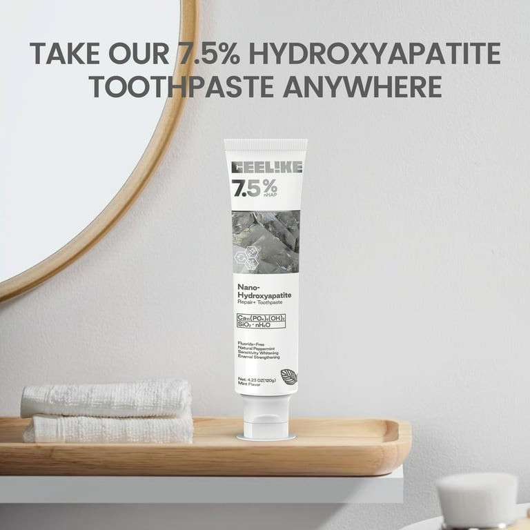 MSDRWIKEY Toothpaste Set Hydroxyapatite Toothpaste & SP-6