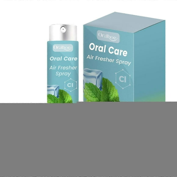 Mouth Freshener Spray, 20ml Portable Oral Spray Breath Freshener Peach/Mint Flavor,Oral Rinse Breath Freshening Spray