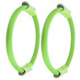thumbnail image 2 of Yoga Ring, For Pilates And Yoga Practices Fitness Circle, 2pcs For Gym Wear- Easy To Operate Home Green, 2 of 8