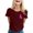 A177 Wine, variant on Yuncity Womens Shirts Awareness Month Graphic Tee Cancer Awareness Casual Crew Neck Pink Ribbon Print Top For Women Soft Blend T-Shirts Size L Black