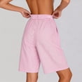 thumbnail image 6 of Zedker Skirt for Womens 2026 Summer Retro High Waist Below Knee Length Flared Skirts Pink XL, 6 of 10