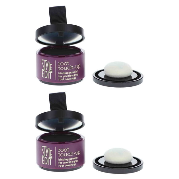 Style Edit Root Touch Up Powder Black 0.13 oz 2 Pack
