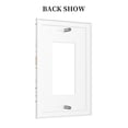 thumbnail image 4 of Kll Coffee Wall Plate,Gloss Finish,Standard Size 1 - 5" X 3", Polycarbonate Thermoplastic,Electric Receptacle Plug Covers, 4 of 8