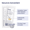 thumbnail image 3 of Vivoo Ovulation Test Strips Kit — 10 LH Tests + 10 Urine Cups | 99% Accurate | Results in 5 Minutes | Free Cycle Tracking App | FSA/HSA Eligible, 3 of 10