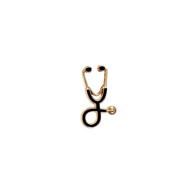 Broches creativos de 18 estilos coloridos, broches de esmalte para estetoscopio de médico y enfermera, chaquetas vaqueras médicas, bolsa, joyería, insignias de botón, regalos Dengxun unisex