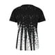 thumbnail image 4 of Puntoco 2024, tops a la moda de verano para mujer, top de manga corta holgado informal con estampado con cuello en V, top/camisa de manga corta con cuello en V, 4 of 5