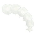 thumbnail image 3 of 6PCS Reusable Silicone Stretch and Seal Lids for Food Storage Flexible Round Silicone Bowl Covers 6 Different Sizes Keep Food Fresh, 3 of 9