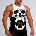thumbnail image 2 of Telankuip Men's Funny Pattern Print Muscle Tank Tops for Retro Athletic Workout Sleeveless T-Shirt Lightweight Comfy Casual Streetwear Graphic Tee 1-Orange S, 2 of 4