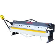48 inch Box and Pan Brake,16Ga Mild Steel Capacity, Minimum Reverse Bend 0.55 in, Max Box Bending Depth 1.97in,16 Removable Fingers W-4816Z