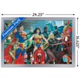 thumbnail image 3 of DC Comics - Justice League - Alex Ross - The Elite Wall Poster, 14.725" x 22.375", Framed, 3 of 5
