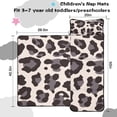 thumbnail image 5 of Beige and Black Of Leopard Print Toddler Nap Mats for Kids Preschool,Sleeping Mat Bag or Kids,Toddler Sleeping Bag,Toddler Nap Mat or Daycare, 5 of 6
