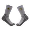 thumbnail image 4 of Calcetines de patinaje artístico Calcetines deportivos para patines de hielo Baile Elásticos para niños Hasta la rodilla gris, 4 of 9