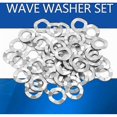 thumbnail image 2 of Wave Washer, Stainless Steel Spring Washer M4, M6, M8, M10, M14 (M8(50PCS)), 2 of 5