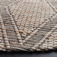 thumbnail image 3 of SAFAVIEH Marbella Baxter Diamond Area Rug, Natural/Ivory, 6' x 6' Round, 3 of 8