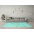thumbnail image 3 of Ahgly Company Indoor Rectangle Persian Light Blue Traditional Area Rugs, 6' x 9', 3 of 4