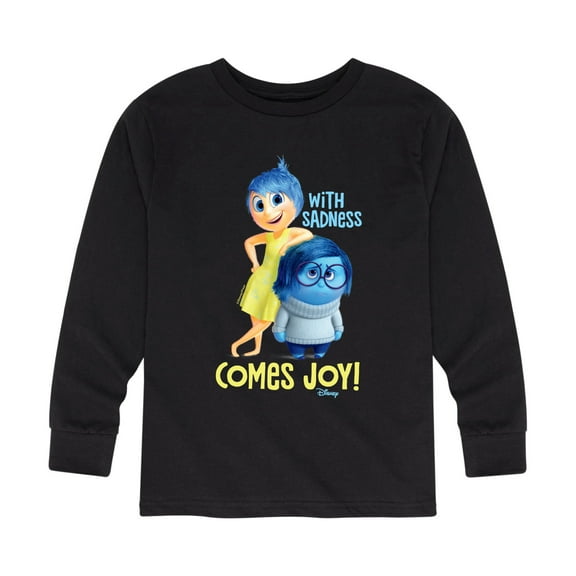 Inside Out - With Sadness Comes Joy - Toddler And Youth Long Sleeve Graphic T-Shirt