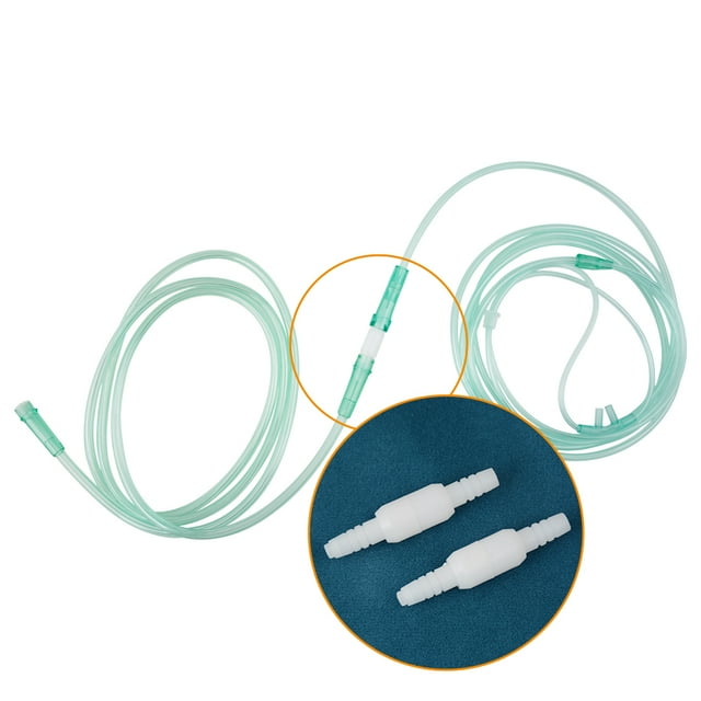 7FT Adult Oxygen Tubing Nasal Cannula 5PCS Oxygen Tubing Swivel Connector New