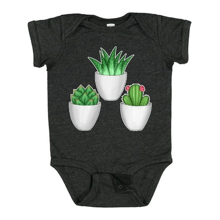 

Inktastic Succulents and Cactus Illustration Gift Baby Boy or Baby Girl Bodysuit
