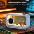 thumbnail image 2 of Altavoz Bluetooth Transparente DIY con Iluminación RGB Colorida, Subwoofer para Computadora, Audio de Escritorio, Pantalla de Alto Volumen, Reproducción AUX B, 2 of 5