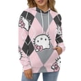 thumbnail image 5 of HELLO KITTY Hoodie with Pocket Anime for Men Women Couple Gift, 5 of 7