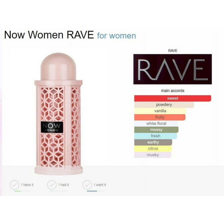 rhtyh Lattafa Rave Now Pink Eau de Parfum, 3.4 oz, Women's Vanilla