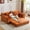 Orange, variant on Sectional Couches for Living Room, Modular Cloud Sofa&nbsp;Comfy Corduroy Fluffy Couch for Living Room, Dark Grey