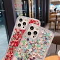 thumbnail image 6 of Sequins Bling Clear Phone Case Compatible with iPhone 13 Pro Max 6.7 inch Girly Women Mermaid Glitter Shining Confetti Sparkle Shockproof Soft Back Cover for iPhone 13 Promax,Green, 6 of 9