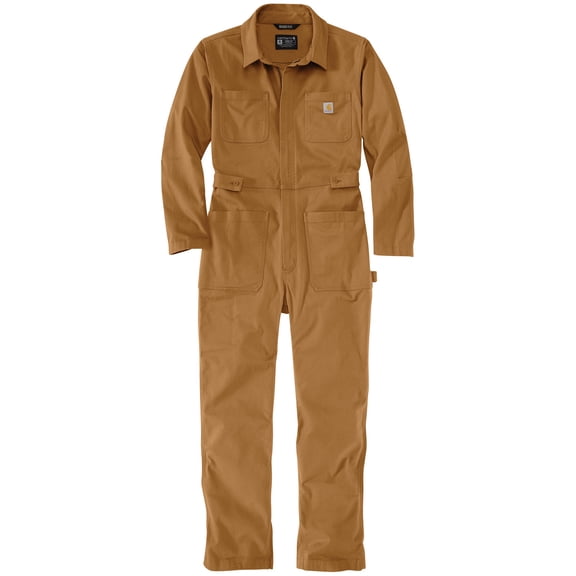Carhartt Women's Rugged Flex&Reg; Relaxed Fit Canvas Coveralls Tan XL REG