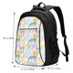 thumbnail image 5 of Fotbe Zebra Colourful Mochila con Estampado y Puerto USB para Hombre y Mujer, Mochila Antirrobo, Mochila de Viaje, Mochila Escolar, Mochila Universitaria, 5 of 7