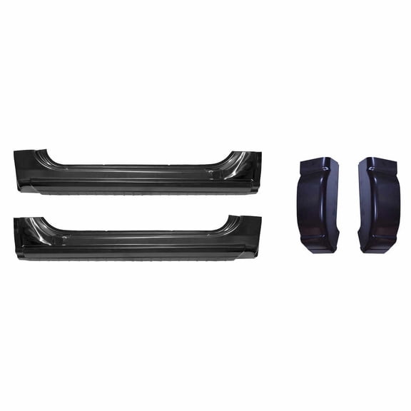OE Style Rocker Panels & Cab Corner Repair Kit. Fits 99-06 Chevrolet Pickup Silverado 2 Door, 07 Chevy Pickup 2007 Classic 2 Door and fits more vehicles listed below.