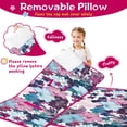 thumbnail image 3 of Pioneer Flower Floral Print Pattern Toddler Nap Mats for Kids Preschool,Sleeping Mat Bag or Kids,Toddler Sleeping Bag,Toddler Nap Mat or Daycare, 3 of 6