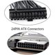 thumbnail image 5 of 2 pcs Dual Power Supply Adapter PSU Extension Cables, 24 18 AWG Pins, Used for Mining Gaming Motherboard ATX, 5 of 5