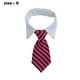 thumbnail image 2 of Piezas ajustable mascota pajarita cuadros negro rojo mascota formal esmoquin traje corbata collar cachorro, 2 of 5