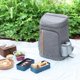 thumbnail image 4 of Lightweight 25L Large Capacity Picnic Backpack Waterproof Heat Insulated Cool Bag for Camping Trip BBQ Beach Outdoor Activities, 4 of 5