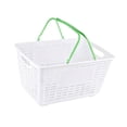 thumbnail image 3 of Cesta multiusos con asa, organizador de supermercado, cesta de frutas, ideal para Verde, 3 of 4
