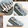 thumbnail image 6 of Rustic Home Decor Wooden Hearts - 2 Pcs Farmhouse Table Centerpieces for Living Room, Small Love Sign Decor for Dining Room Shelf, Perfect Housewarming Gifts, 6 of 8