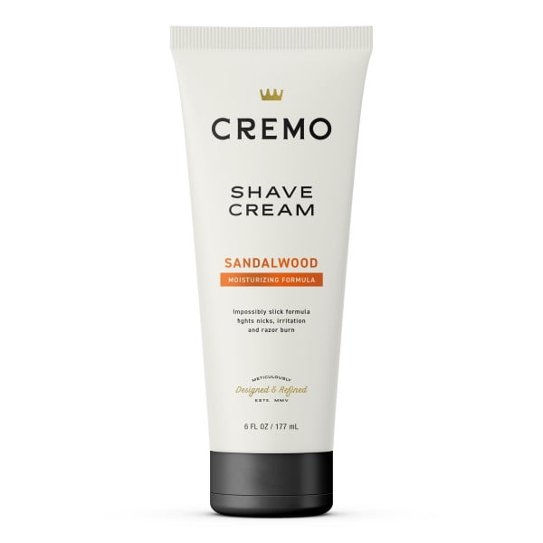 Cremo Tortoise Razor + 2 Refills & Moisturizing Shaving Cream for Men, Sandalwood Scent Variety Pack