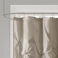 thumbnail image 5 of Home Essence Piedmont Tufted Faux Silk Shower Curtain, Beige, 72x72 Inches, 5 of 5