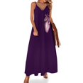 thumbnail image 1 of Vestido sin mangas con corazón anatómico, vestido de invitada de boda, ropa de verano 2024 para mujer, 1 of 7