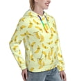 thumbnail image 6 of Goofa Bananas for Women's Hooded Sweatshirt with Eye-catching Drawstrings- Lightweight Pullover Hoodie with Kangaroo Pocket, Perfect for Everyday Wear-Small, 6 of 7