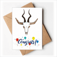 thumbnail image 1 of combination b horn cattle Wedding Cards Congratulations Greeting Envelopes, 1 of 3