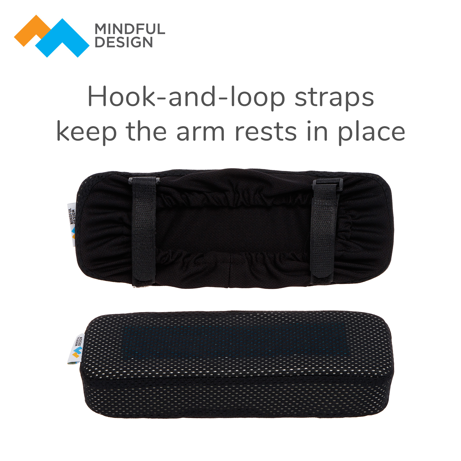 Mindful Design - Foam Arm Rest Pads with Cooling Gel (Set of Two) - image 3 of 7