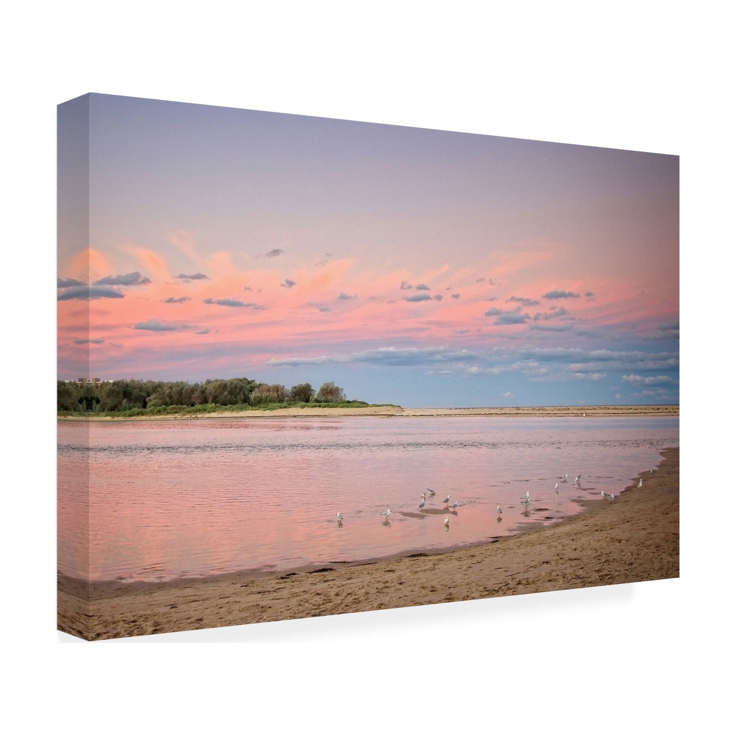 Beata Czyzowska Young 'Sunset Tale' Canvas Art