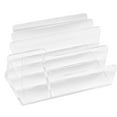 thumbnail image 3 of figatia Acrylic Desk File Organizer Vertical Clear File Stand for Books Letter Paper, 3 of 8