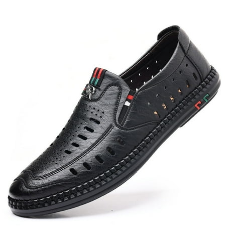 

White Shoes 2024 New Men‘s Driving Shoes Summer Breathable Men‘s Casual Lefu Small Shoes