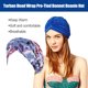 thumbnail image 2 of Pack de 3 turbantes a la moda Qarigey diseño europeo Multicolor gorro para el pelo, 2 of 6
